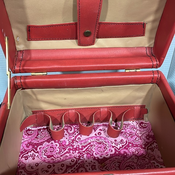 Vintage train cosmetic bag - Picture 8 of 12